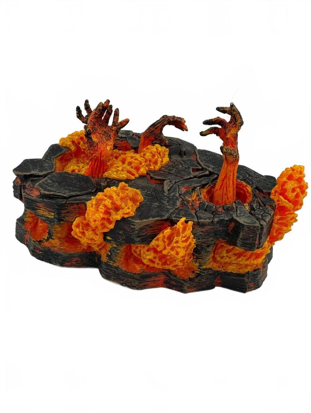 2007 Marvel Select Ghost Rider Figure Hellfire Base - Picture 8 of 9
